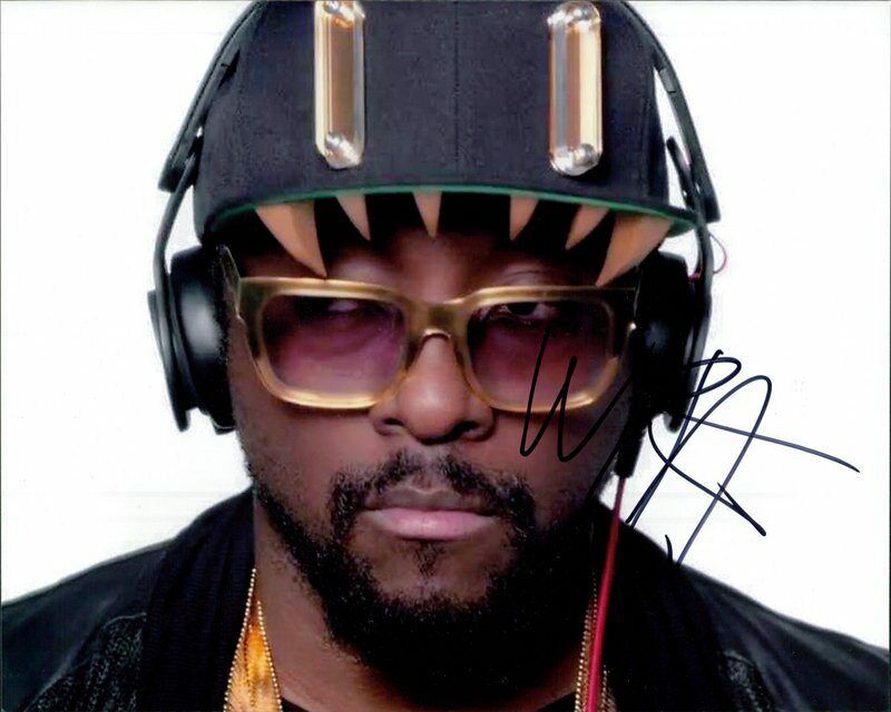 Will I Am authentic signed RAPPER 8x10 Photo Poster painting W/ Certificate Autographed (A2)