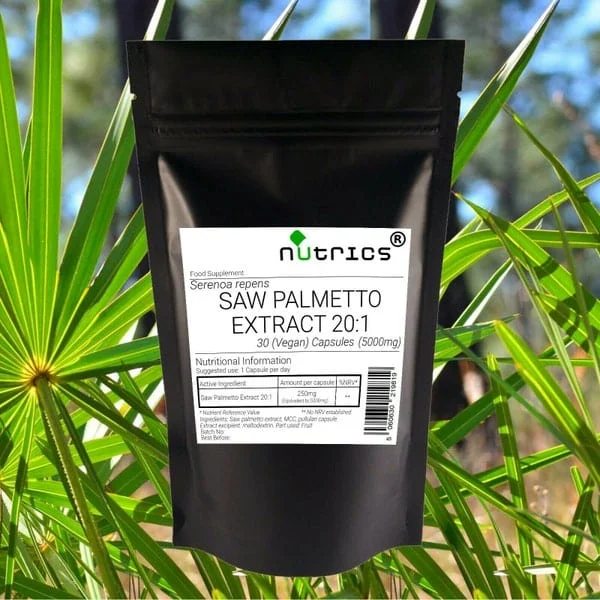 Pornhint Nutrics¨ 5000mg SAW PALMETTO Extract Strong Vegan Capsules Prostate UT Hair Loss