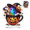 Acrylic Special Shaped Double Sided Effect Halloween Table Top Diamond Painting Ornament Kits