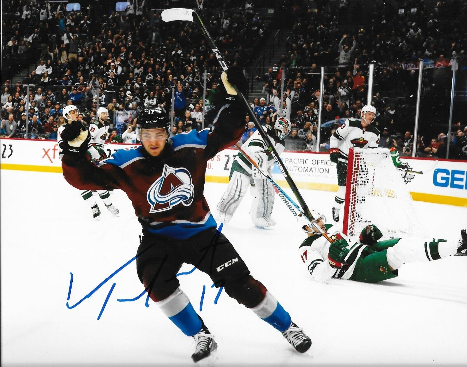 Tyson Jost signed Colorado Avalanche 8x10 Photo Poster painting autographed Avs