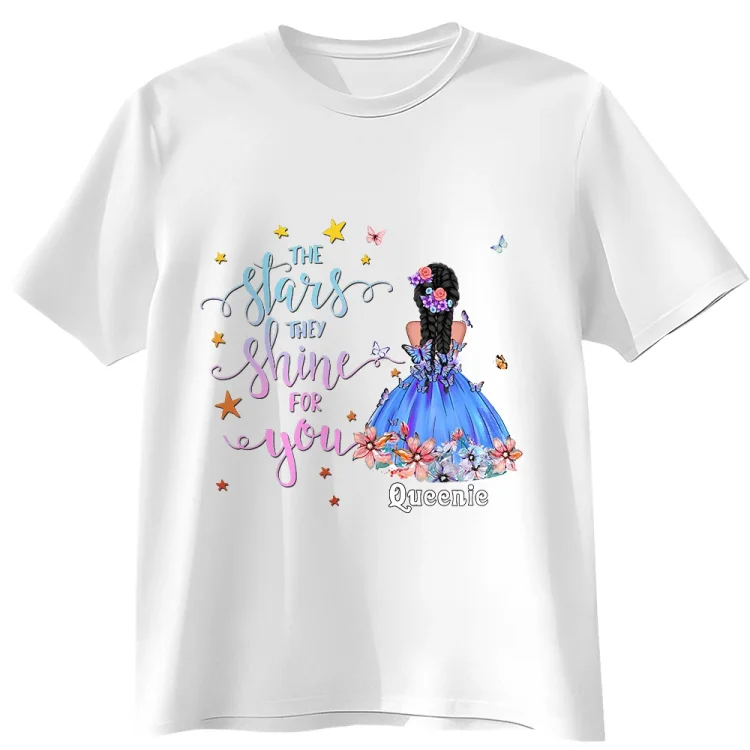 Personalized T-Shirt- The Star The Shine For You