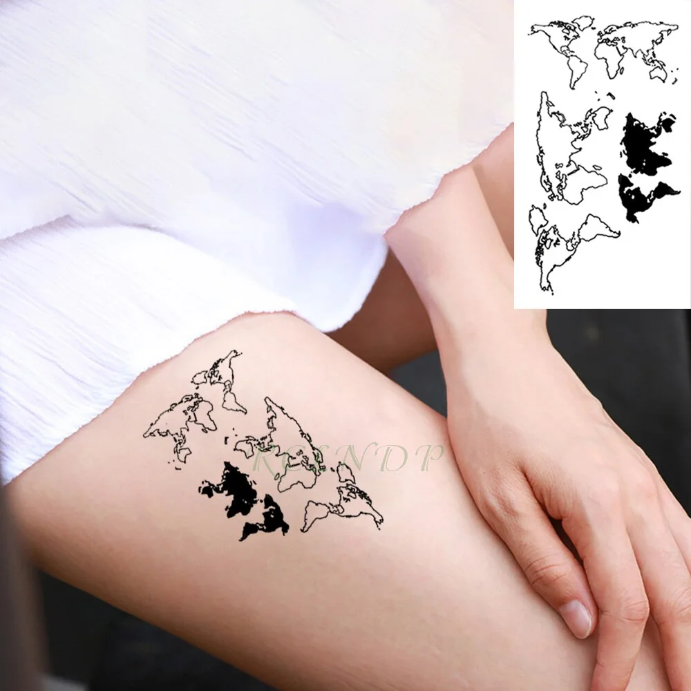 Waterproof Temporary Tattoo Sticker Black Butler Contract Symbol compass anime tatto flash tatoo fake tattoos for men women