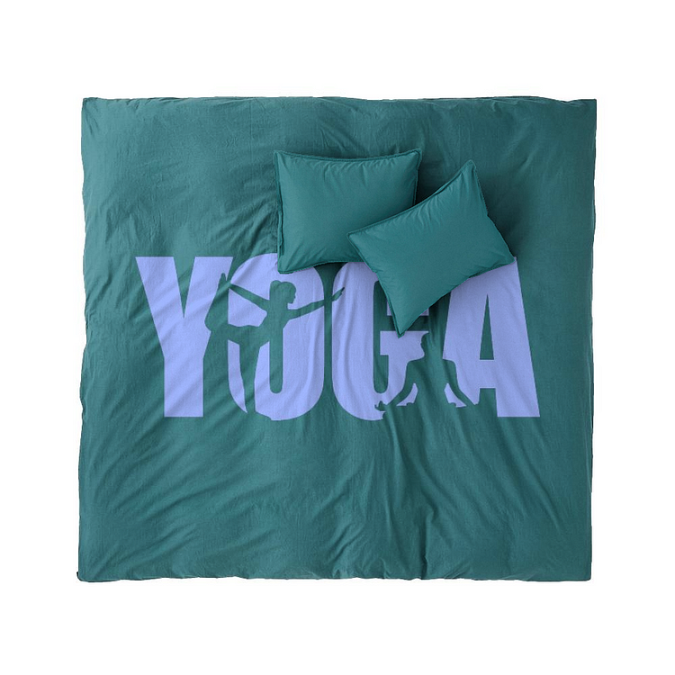 Pranayama Yoga, Yoga Duvet Cover Set