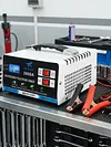 12V 24V Car Battery Charger LED Display Battery Maintainer Desulfator with Cable Clamps Overcharge Protection for Vehicle Motorcycle Boat Lead-acid Batteries