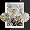 Diamond Painting-DIY Special Shaped Drill Pearl Painting Eagle(30x40cm)