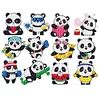 DIY Diamond Painting Mosaic Sticker Art Crafts Panda Set