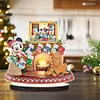 DIY Mickey Mouse Diamond Painting Single-sided Wooden Desktop Ornaments