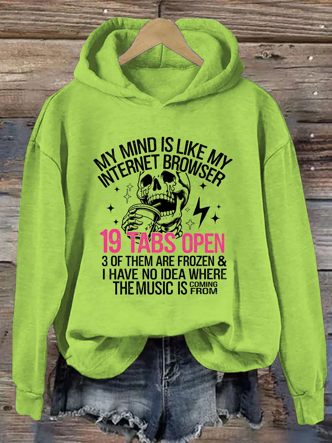 My Mind Is Like Internet Browser Hoodie