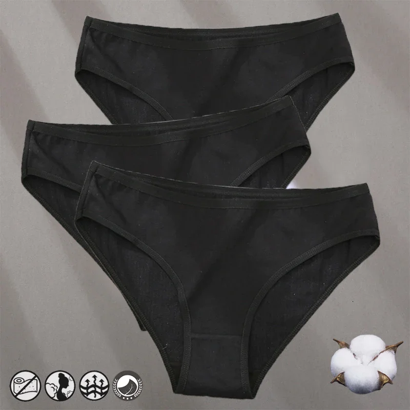 Billionm Women Cotton Panties Sexy Underwear for Female Solid Jacquard Pattern Briefs Women's Comfortable Undearpants Intimates Lingerie