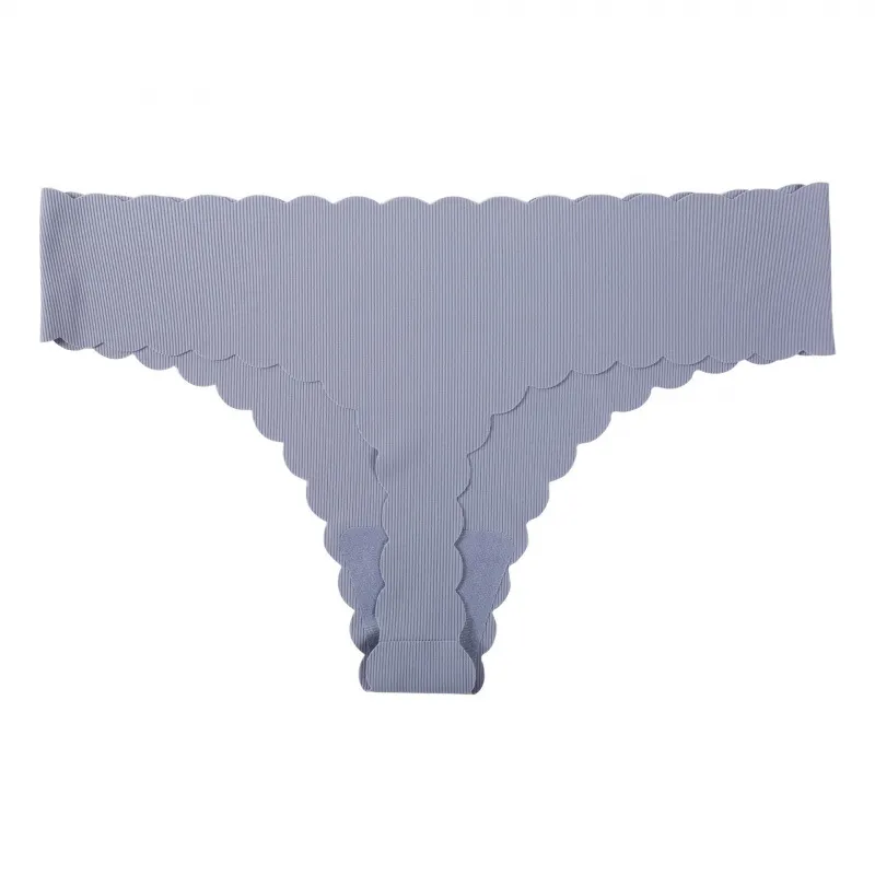 Uveng Uveng Lady One-Thick Thread Wave Side Cotton Crotch Low-Waist Bikini Trousers Woman