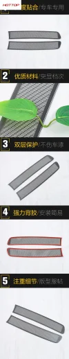 适用于丰田25款BZ5前面板中间上出风口防尘喇叭罩配件贴汽车用品