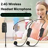 Wireless head-mounted microphone