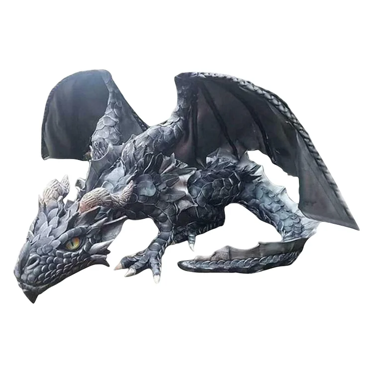 【Ornament】Home Decor Resin Ornaments-Winged Dragon Fighting Dragon gbfke