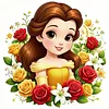 Belle-18CT Stamped Cross Stitch 30*30cm tapestrymarket