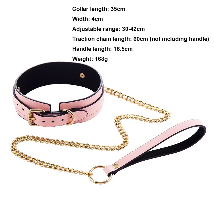 Submissive Collar and BDSM Leash / BDSM Collar Leash Set -  Norway