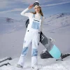 Women's High-performance Color-blocked Snow Salopettes by Inlyline