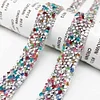 1YD Crystal Diamond Sticker Strip Selbstklebendes Band DIY Rahmen