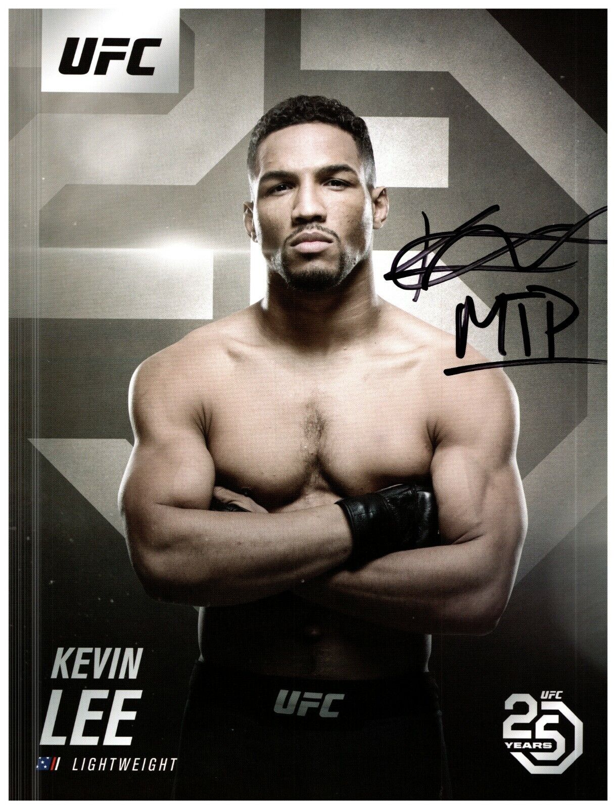 ~~ KEVIN LEE Authentic Hand-Signed UFC FIGHTER