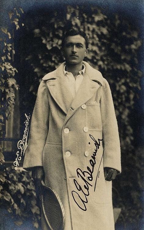 ALFRED BEAMISH Signed Photo Poster paintinggraph - English Tennis Champion - Open 1912 Preprint