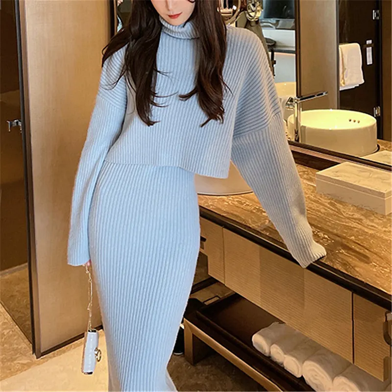 Churchf Churchf 2023 Socialite Royal Sister Fashion Senior Knit Top Skirt Two Sets Of Small Fragrant Wind Professional Suit Female