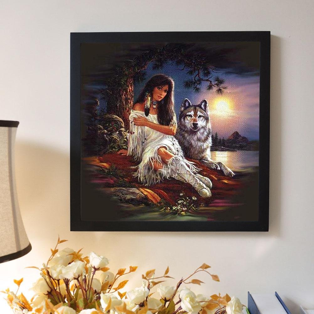 5D DIY Diamond Painting - Full Drill - Beauty