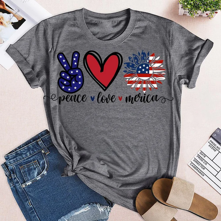 4th of July T-shirt Tee --Annaletters