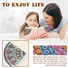 4Pcs Mandala Diamonds Painting Corner Bookmarks DIY Flower Bookmarks Kit