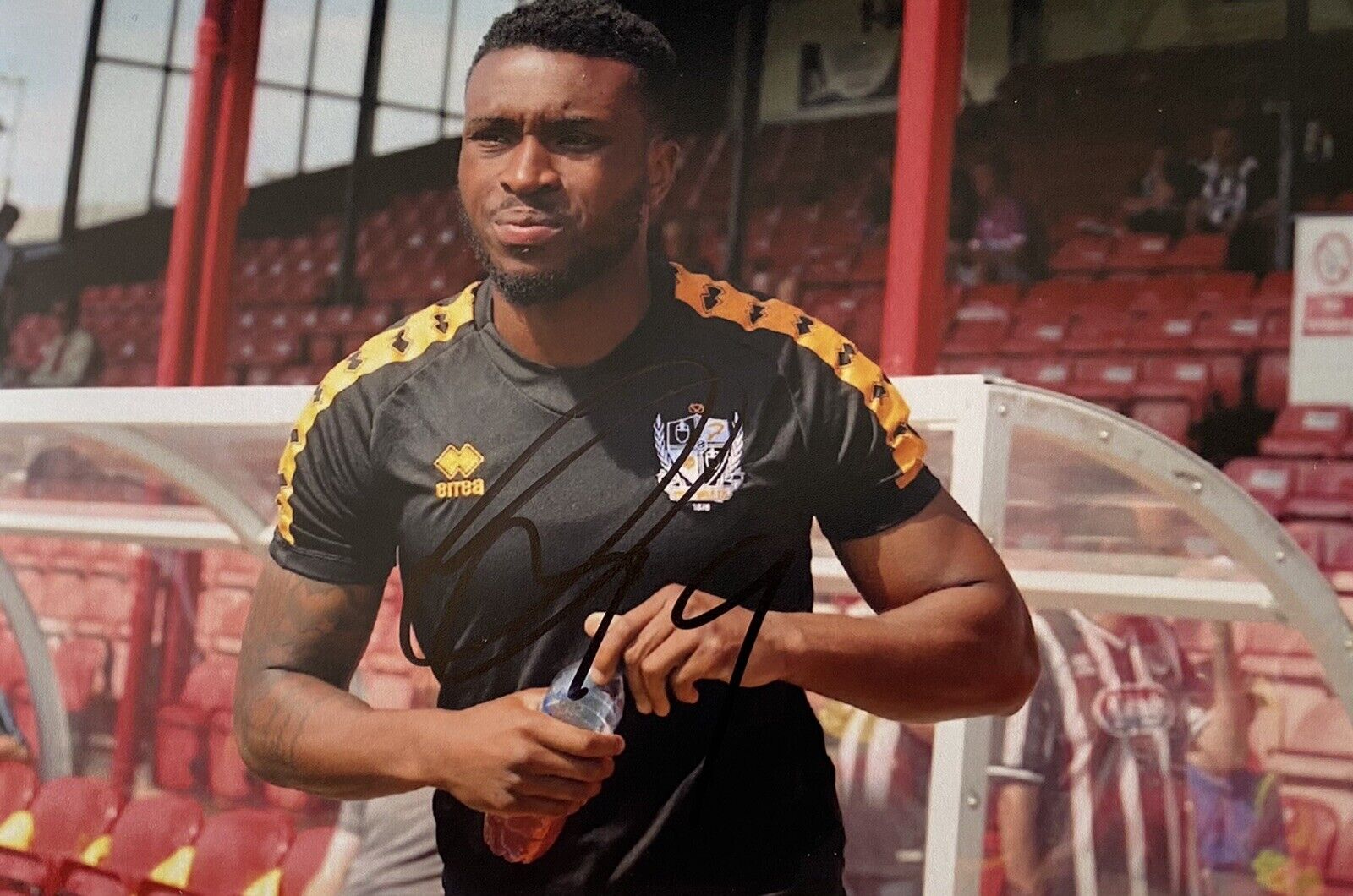 David Amoo Genuine Hand Signed Port Vale 6X4 Photo Poster painting 3