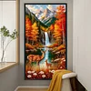 Autumn Elk - Diamond Painting - Full Round Drill (Canvas|40*70cm)