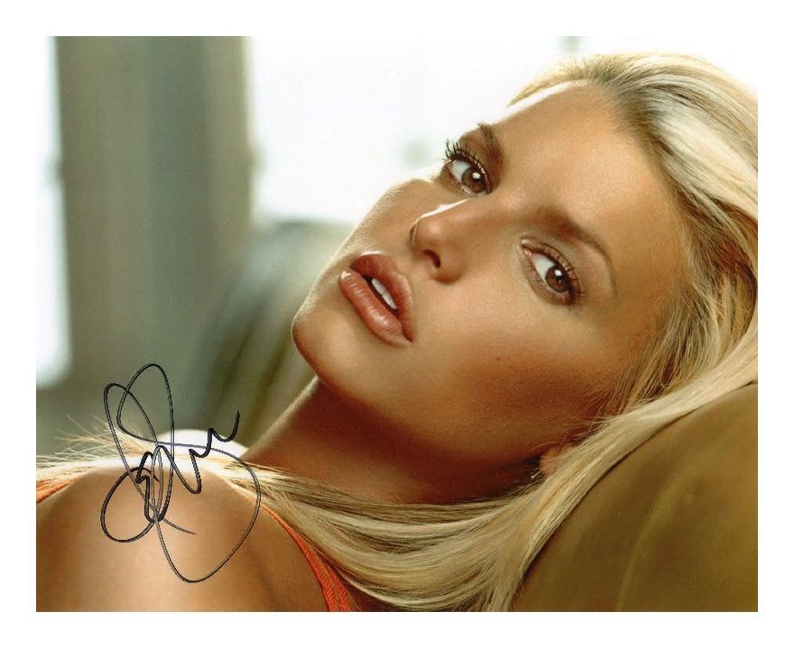 JESSICA SIMPSON AUTOGRAPHED SIGNED A4 PP POSTER Photo Poster painting PRINT 2