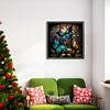 5D DIY Full Round Drill Diamond Painting Stained Glass Butterfly Kit 40x40cm