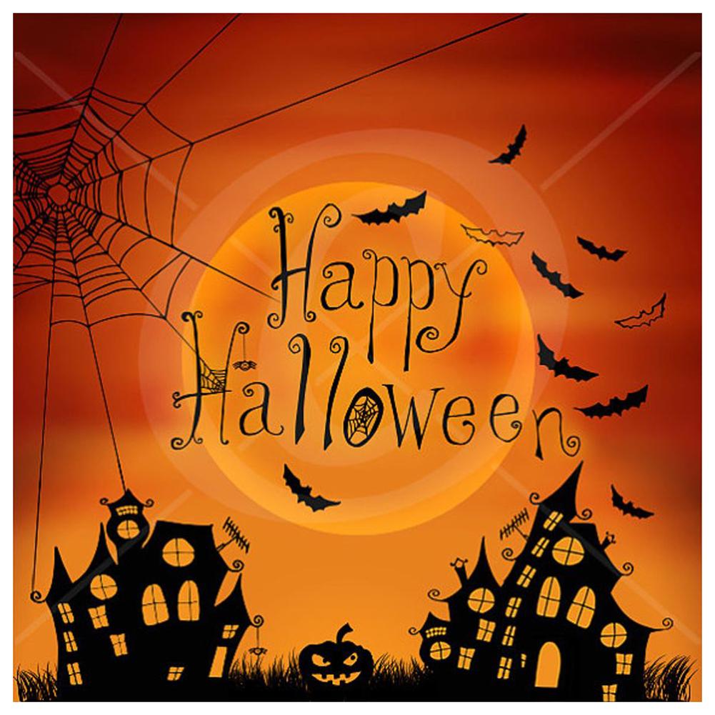 

30x30cm Round Drill Diamond Painting-Halloween Series, 501 Original