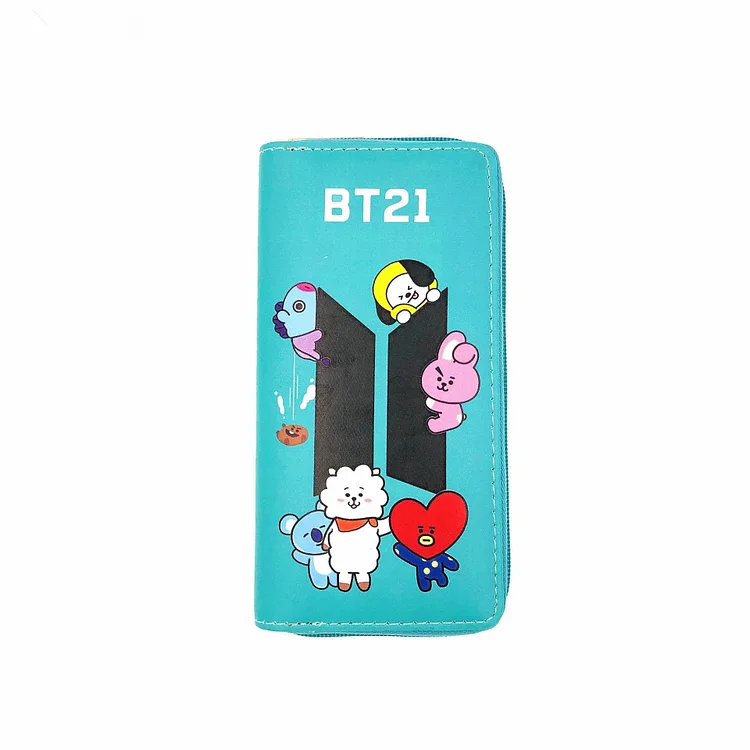 BT21 Cute Aartoon Printed Wallet