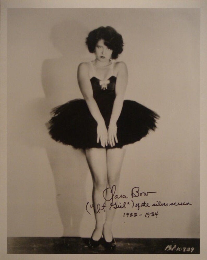 CLARA BOW SIGNED Autographed Photo Poster painting Mantrap The It Girl wcoa