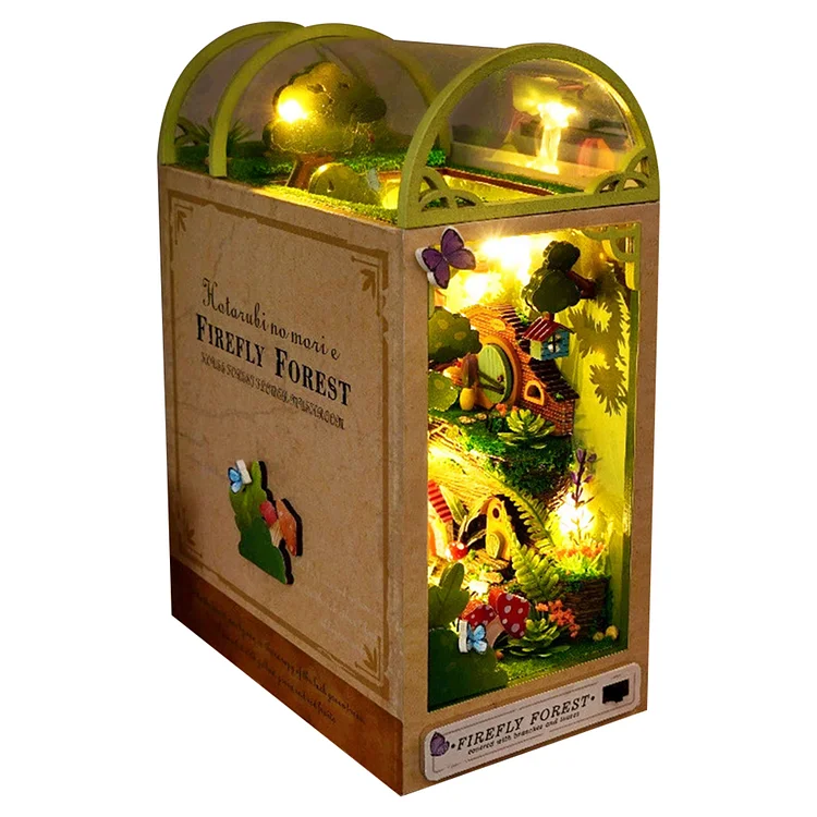 Christmas 3D Light Up Bookend Wooden Toys (Firefly Forest) gbfke