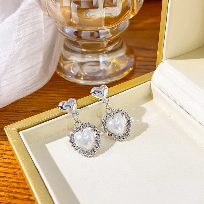 1 Pair Minimalist Classic Style Round Beaded Imitation Pearl Earrings Ear Studs