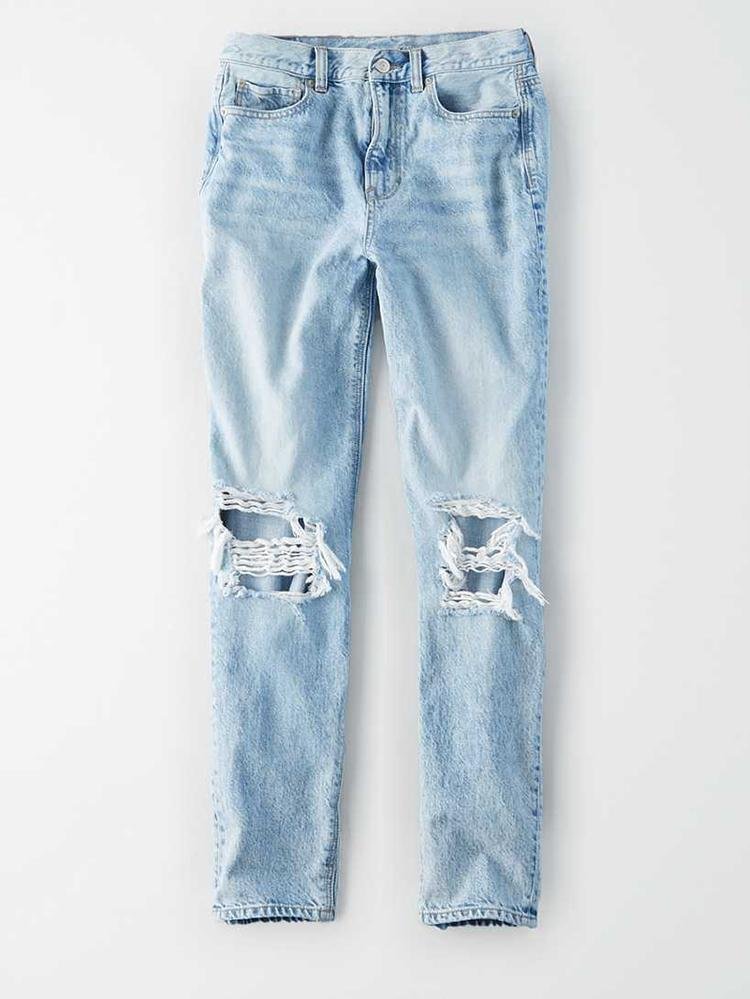 Street Ripped Straight Jeans