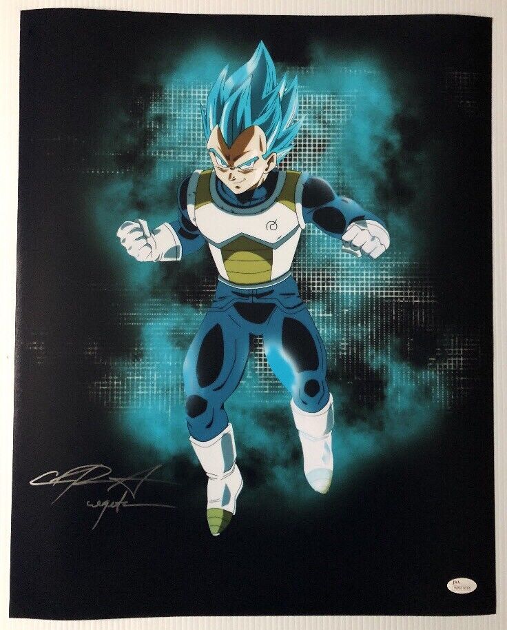 Chris Sabat Signed Autographed 16x20 Photo Poster painting Dragon Ball Z Vegeta JSA COA 9