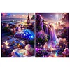2Pcs/set Diamond Painting-5D Full Round Drill Fantasy Path(40*30 CM)