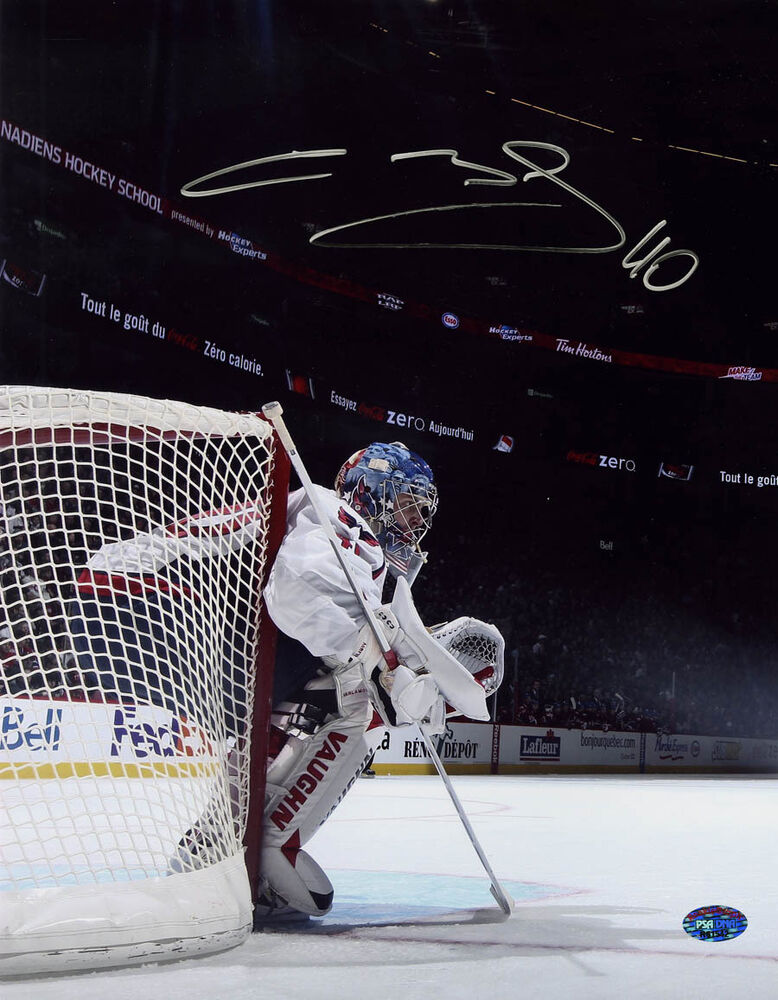 Semyon Varlamov SIGNED 11x14 Photo Poster painting Capitals RookieGraph PSA/DNA AUTOGRAPHED