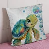 Turtle - 11CT Stamped Cross Stitch Pillowcase 45*45cm