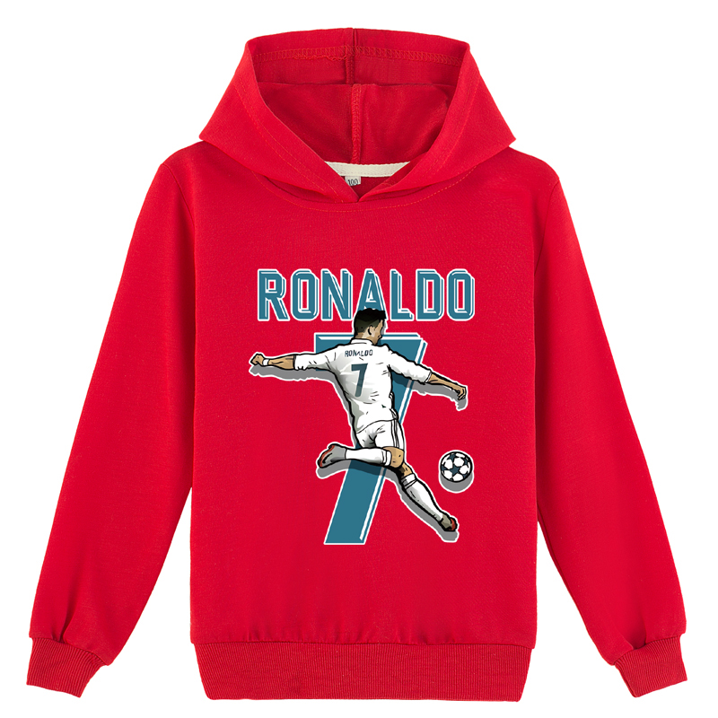 Mayoulove Ronaldo Hoodie for Kids - Stylish Sportswear for Boys  Girls - Perfect Gift for Young Football Fans-Mayoulove
