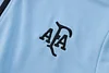 Joyfball 2024/2025 Argentina Long Zipped Jacket Baby Blue Football Jersey 1:1 Thai Quality （Vintage style）
