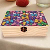 5D DIY Diamond Painting Handmade Wood Storage Box Crystal Storage Case (Bow)
