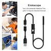 7mm Mobile Phone Endoscope Waterproof Pipe USB 6LED Industrial Snake Camera