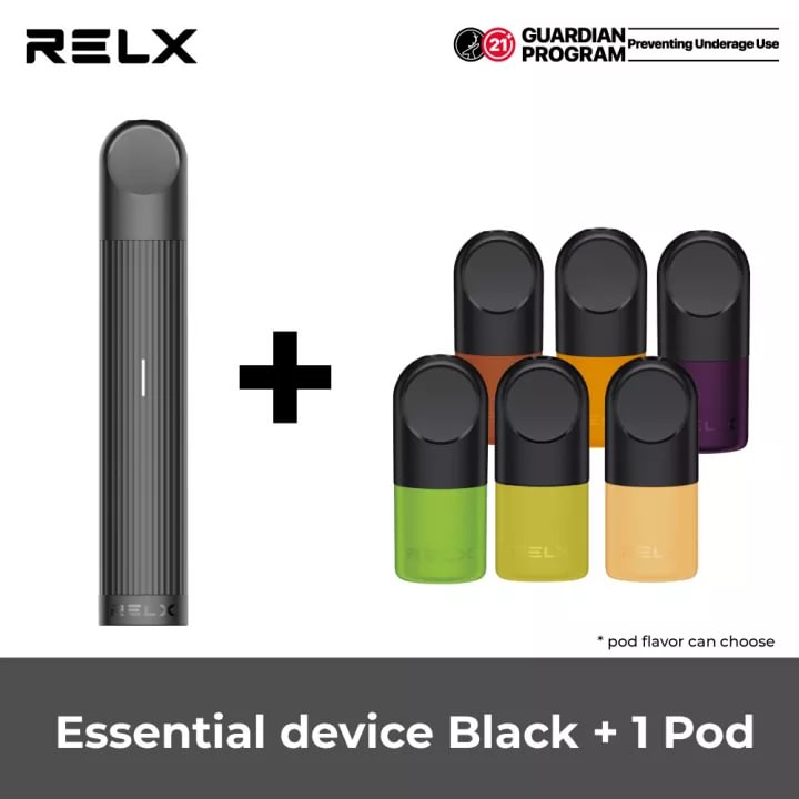 RELX Essential Device Black-veexshop
