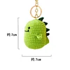 DIY Knitting Doll Art Accessory Dinosaur Knitting Keychain for Beginners Starter