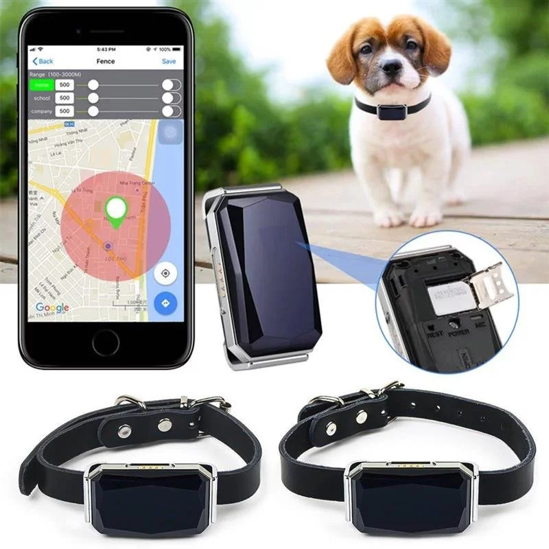 GPS Smart Universal Waterproof Location Collar For Cats And Dogs Tracker Locating 