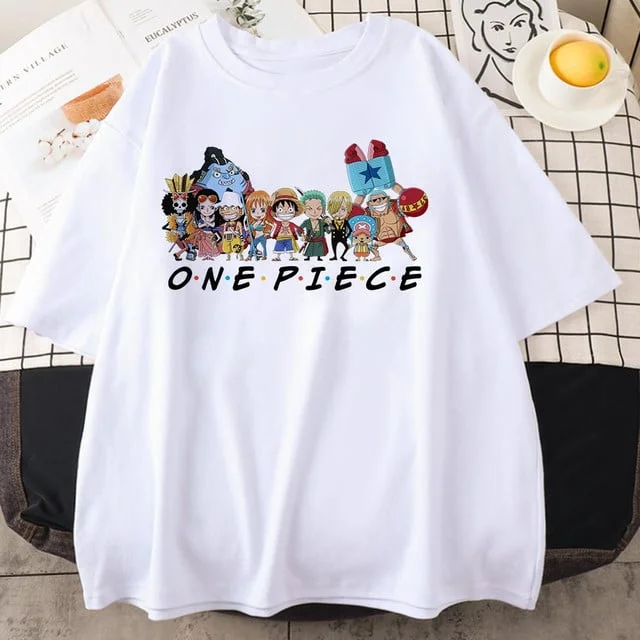 One Piece Anime Printed Oversized T-shirts