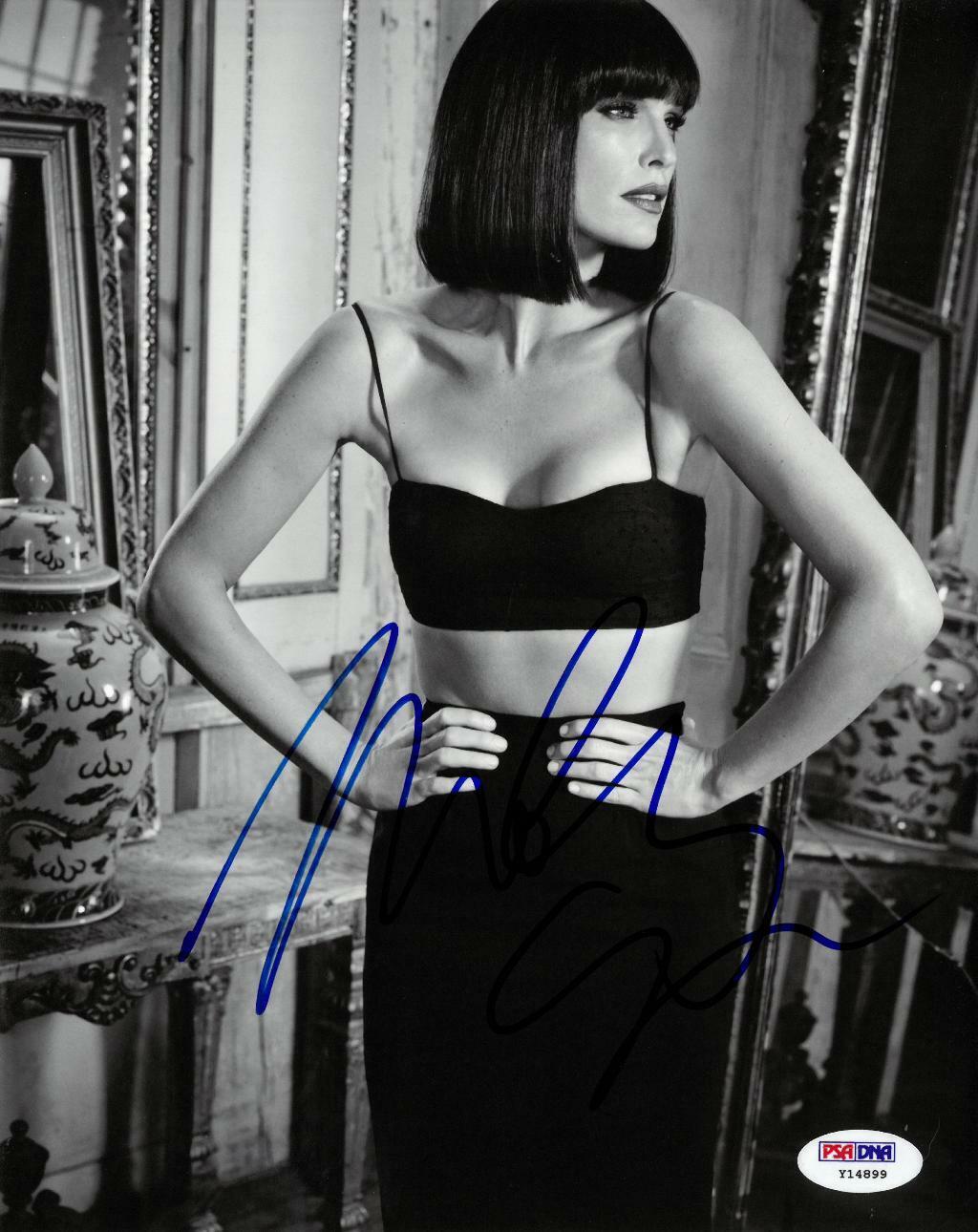 Molly Sims Signed Authentic Autographed 8x10 B/W Photo Poster painting PSA/DNA #Y14899
